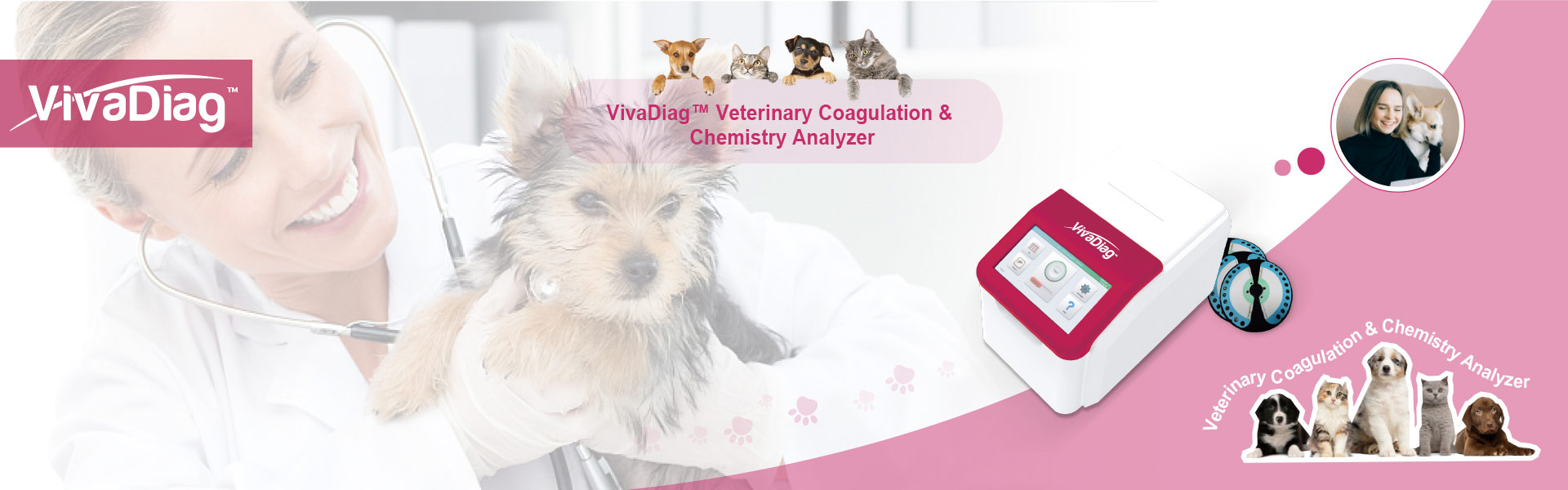 VivaDiag™ Veterinary Coagulation & Chemistry Analyzer
